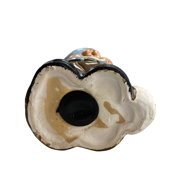 Vintage Ceramic Bandit Bear Piggy Bank - Picture 6 of 6